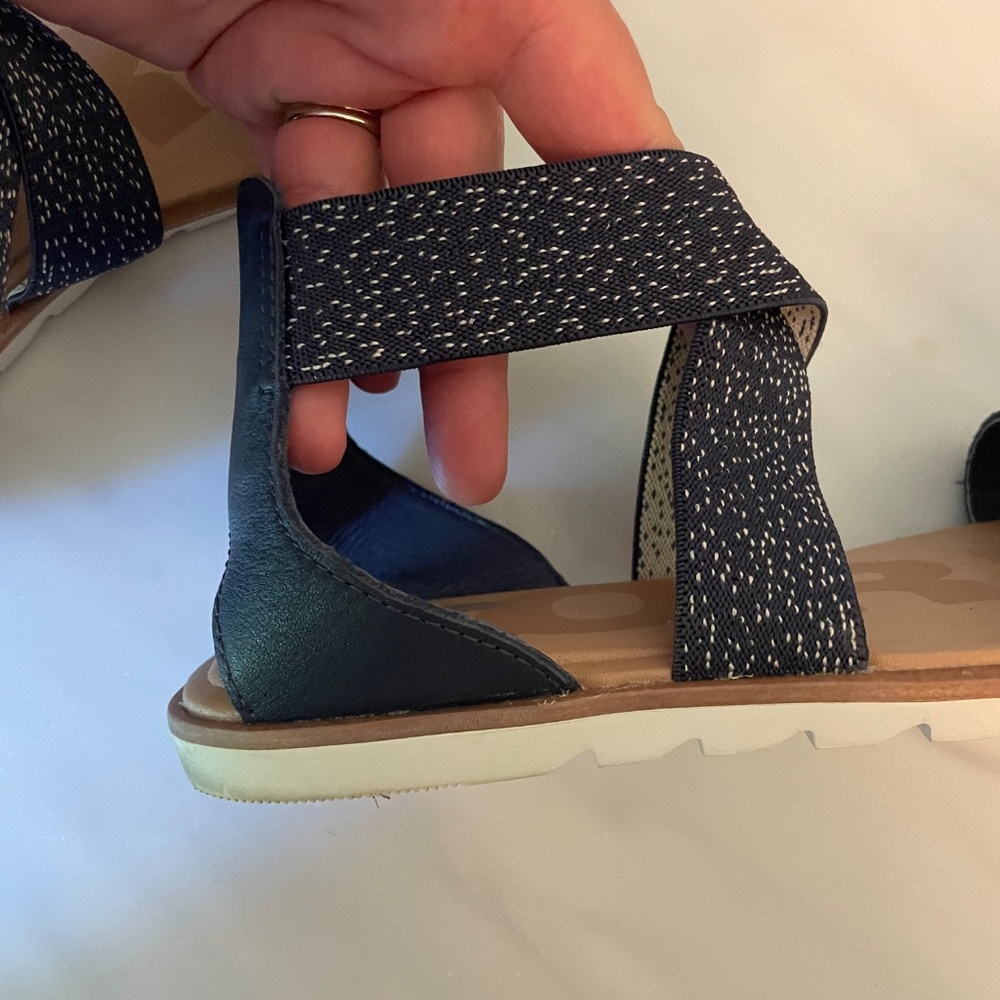 Sorel navy Ella sandals 8.5 - Picture 5 of 7